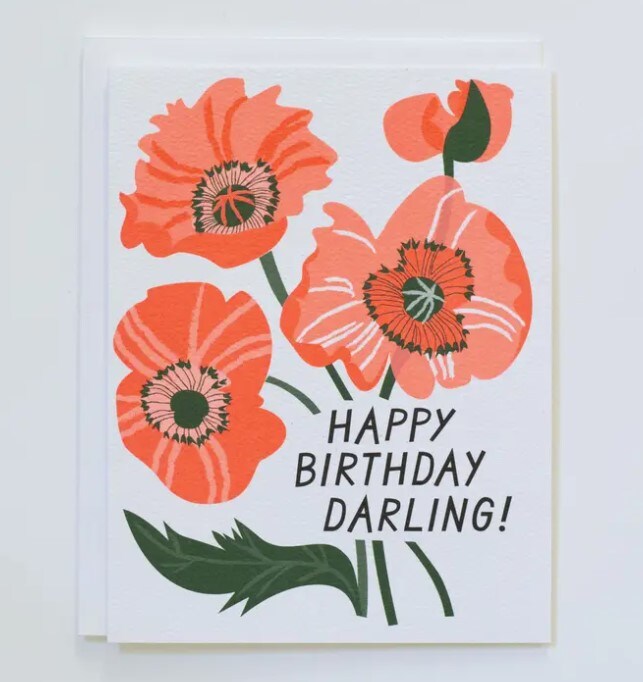 Happy Birthday Darling Card